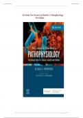 TEST BANK- Mccance & Huether’s Pathophysiology 9th Edition ALL Chapters (1-49 )INCLUDED|| COMPLETE SOLUTIONS||NEW UPDATE 2024/2025  | | STUDY GUIDE || A+ GRADED.