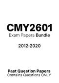 CMY2601 - Exam Questions PACK (2012-2020)