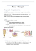 Thema 4 Transport Paragraaf 1 t/m 3 