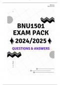 BNU1501 EXAM PACK 2024/2025