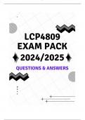 LCP4809 EXAM PACK 2024/2025