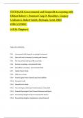 TEST BANK Governmental and Nonprofit Accounting 10th Edition Robert J. Freeman Craig D. Shoulders, Gregory S,Allison G. Robert Smith. McSwain, Scott. ISBN 9780133799897. (All 20 Chapters).