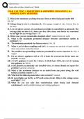 CSLB C10 TEST 1 QUESTIONS & ANSWERS 2024/2025 ( A+ GRADED 100% VERIFIED)