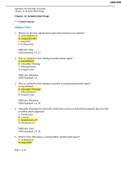 OpenStax Microbiology Test Bank Chapter 14 Antimicrobial Drugs WITH COMPETE SOLUTIONS