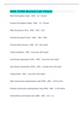 NHA CCMA Normal Lab Values