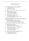 N101 FUNDAMENTALS OF NURSING FINAL EXAM QUESTIONS