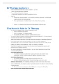 IV therapy Final study guide