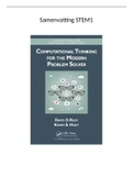 Samenvatting Computational Thinking for the Modern Problem Solver, ISBN: 9781466587779  STEM1