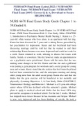 NURS 6670 Final Exam (Latest-2022) / NURS 6670N Final Exam / NURS6670 Final Exam / NURS-6670N Final Exam |100% Correct Q & A, Download to Secure HIGHSCORE|