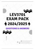 LEV3701 EXAM PACK 2024/2025