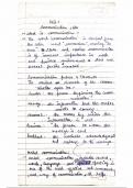 Handwritten notes on Communication Skills (Artificial Intelligence)