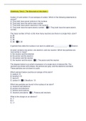 Chemistry Test 2- The Structure of the Atom 1