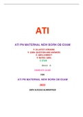 ATI PN MATERNAL NEWBERN OB EXAM (26 EXAM SETS):LATEST-2022