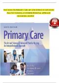 Test Bank for Primary Care The Art and Science of Advanced Practice Nursing – an Interprofessional Approach 6th Edition by Debera J. Dunphy