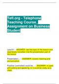 Tefl.org - Telephone Teaching Course_ Assignment on Business Student