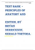 Test Bank Principles of Anatomy and Physiology 16th Edition Tortora All Chapters (1-29) | A+ ULTIMATE GUIDE 2024