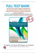 TEST BANK LEHNE’S PHARMACOTHERAPEUTICS FOR ADVANCED PRACTICE NURSES AND PHYSICIAN ASSISTANTS 2ND EDITION ROSENTHAL