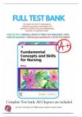 Test Bank for Fundamental Concepts and Skills for Nursing 6th Edition by Patricia A. Williams