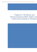 Chapter 01: The History and Interviewing ProcessBall: Seidel’s Guide to Physical Examination, 9th Edition