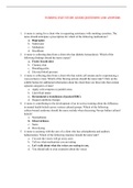 NURSING EXIT STUDY GUIDE QUESTIONS AND ANSWERS