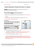 PHYS 1307 Gizmo Energy Conversions in a system