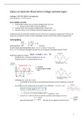 Samenvatting Optics, Global Edition, ISBN: 9781292096933  Optica En Optisch Waarnemen (X_420214)