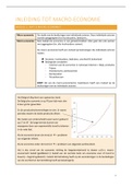 Samenvatting: inleiding tot macro-economie - Resultaat: 19/20