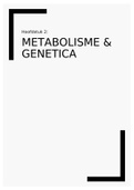 microbiologie - samenvatting (les + boek) hfst 2: metabolisme en genetica van bacterien 