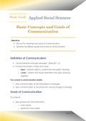 Basic Concepts in Communication and Journalism - study guide