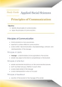 Principles in Communication and Journalism - study guide