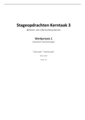 Eindexamen Kerntaak 3 - Werkproces 1: Voorkomt (ver)storingen - MBO 4 ICT Beheerder - Cijfer 9