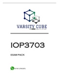 IOP3703 EXAM PACK 2022