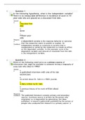 NURS 5366- Quiz 2 with Answers