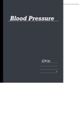 BIO 321 Blood Pressure