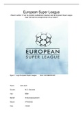 Werkstuk: European Super League