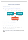 Oplossingen study notes hoofdstuk 1-9 - 14/20 gehaald met deze samenvatting