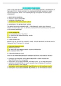 NR 511 Final Exam 2: Differential Diagnosis & Primary Care Practicum (Exam Elaborations) Graded A