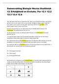 Samenvatting Biologie Nectar Hoofdstuk 12: Erfelijkheid en Evolutie. Par 12.1 12.2 12.3 12.4 12.6