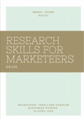 Tentamen (uitwerkingen) Marketing Research (OE106) 