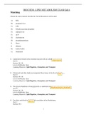 BIOCHEM: LIPID METABOLISM EXAM Q&A