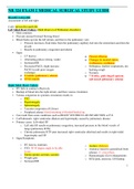 NR 324 EXAM 2 MEDICAL SURGICAL STUDY GUIDE