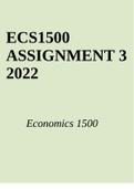 ECS1500 ASSIGNMENT 3 2022