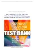 TEST BANK MEDICAL SURGICAL NURSING 9th/10th Edition IGNATAVICIUS WORKMAN, Concepts for Interprofessional Collaborative Care (ALL CHAPTERS COVERED)