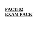 FAC1502 EXAM PACK