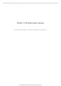 Chem 1100 final exam review