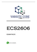 ECS2606 EXAM PACK 2022