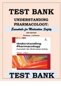 Test Bank Understanding Pharmacology: Essentials for Medication Safety 2nd Edition by M. Linda Workman and Linda A. LaCharity Test Bank ISBN-978-1455739769