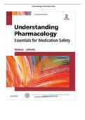 TEST BANK UNDERSTANDING PHARMACOLOGY: ESSENTIALS FOR MEDICATION SAFETY 2ND EDITION BY WORKMAN & LACHARITY ISBN- 9781455739769 