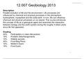 Lecture notes Geobiology (GS10720) 