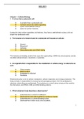 Pathophysiology-Exam 1 Study Questions with Rationale